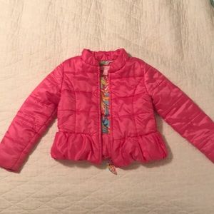 💕Lilly Pulitzer girls puffer coat!